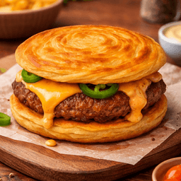 Chicken Porotta Burger